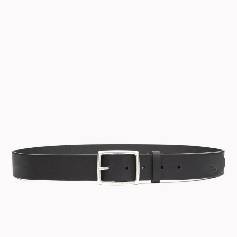 Rag & Bone Men’s Leather Rugged Belt - Black - Size 40 NWT